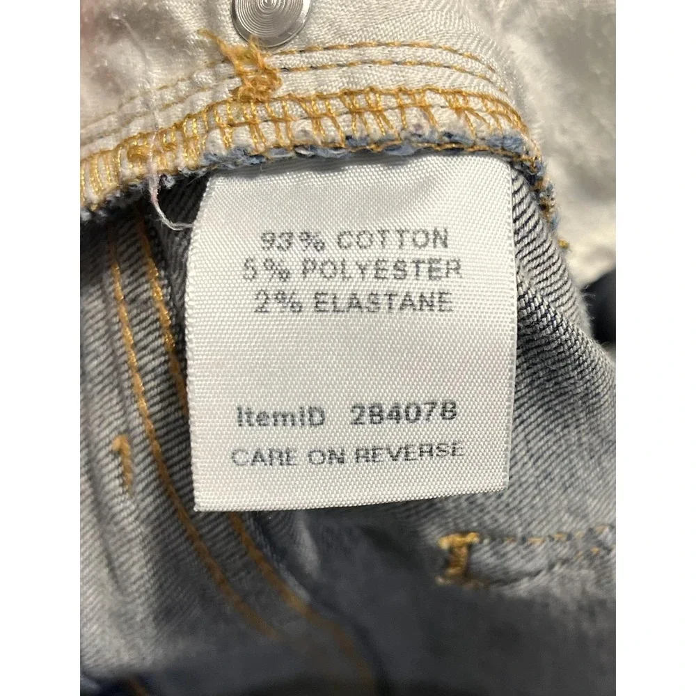L.L. Bean Jeans Womens 8 Classic Fit Medium Wash Blue Straight‎ Stretch Denim